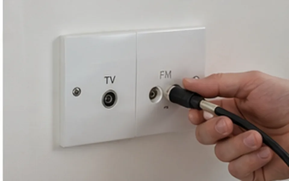 Extra TV point installation