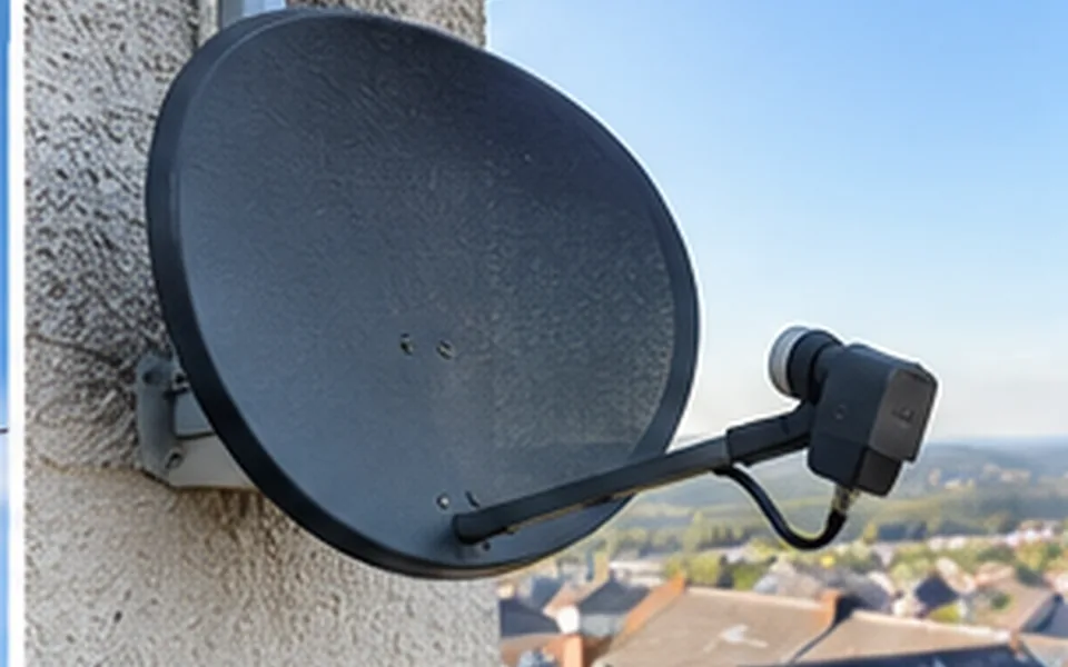 Satellite dish installation